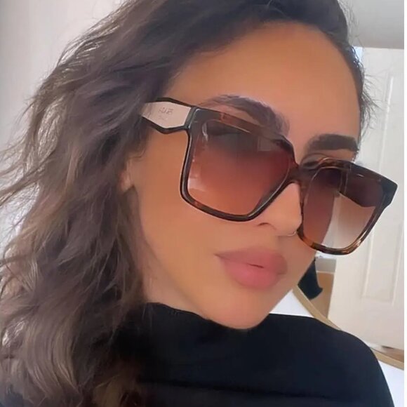 Prada Square Sunglasses | Caramel Tortoise - Picture 2 of 2